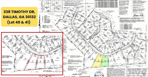 Vacant Land For Sale - 338 Timothy Drive<br/> Dallas, GA 30132