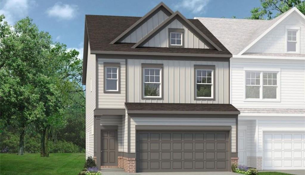 Move in Ready August 2023! The Norwood plan is found in Smith Douglas Homes, Felton Walk community-ideally located less than three miles from I-75 and Historic Downtown Cartersville. This popular layout is an end unit and includes a wonderful unloading zone at the Owner's entrance off the garage which then leads you into the kitchen. The kitchen includes a large island with storage, upgraded cabinets, granite counters, pantry with direct access to the rear patio and is open to the family room. There are iron stair spindles on the first and second story staircase. Upstairs includes an open loft, followed by a spacious Owner's suite with a tray ceiling, Owner's bath with dual vanities, separate tile shower, water closet and Garden tub. Two bedrooms, a full bath plus a convenient laundry room complete this level. Both stories have 9ft ceiling heights. Photos are representative of plan not of actual home being built. Smith Douglas Homes is the #1 ranked private builder in the Atlanta area. Call to hear about limited time offer of our AMAZING INCENTIVES available with use of preferred lender!