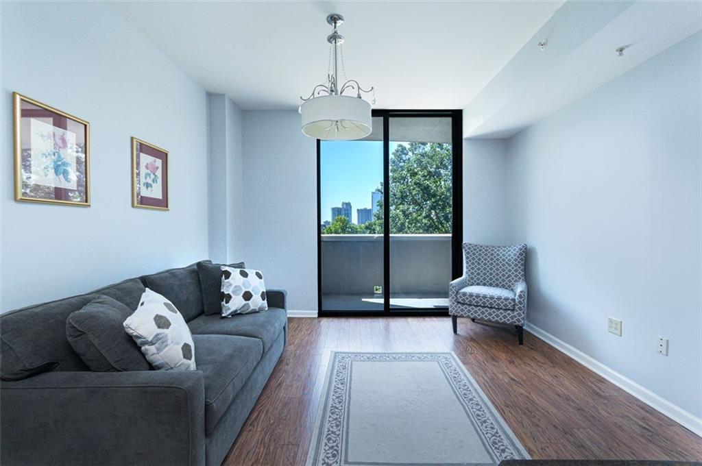 Priced to sell - ask about our limited time incentives! Welcome to your new home in the heart of Buckhead with Atlanta skyline views and walking distance to Yeppa, Del Bar, UMI, Chops, Naan, Intown Golf, The Shops of Buckhead, St. Regis, Whole Foods and so much more. This oversized full one bedroom condo with a walk in closet, in-unit laundry, separate shower/tub and BRAND NEW HVAC/FURNACE REPLACED AUGUST 2025 WITH TRANSFERRABLE WARRANTY. Ovation offers state of the art amenities including salt water pool, fitness center, sauna/steam, theater room, business center, exterior grills and a guest suite available to your friends and family. Schedule your visit today and turn your dream condo into a reality!