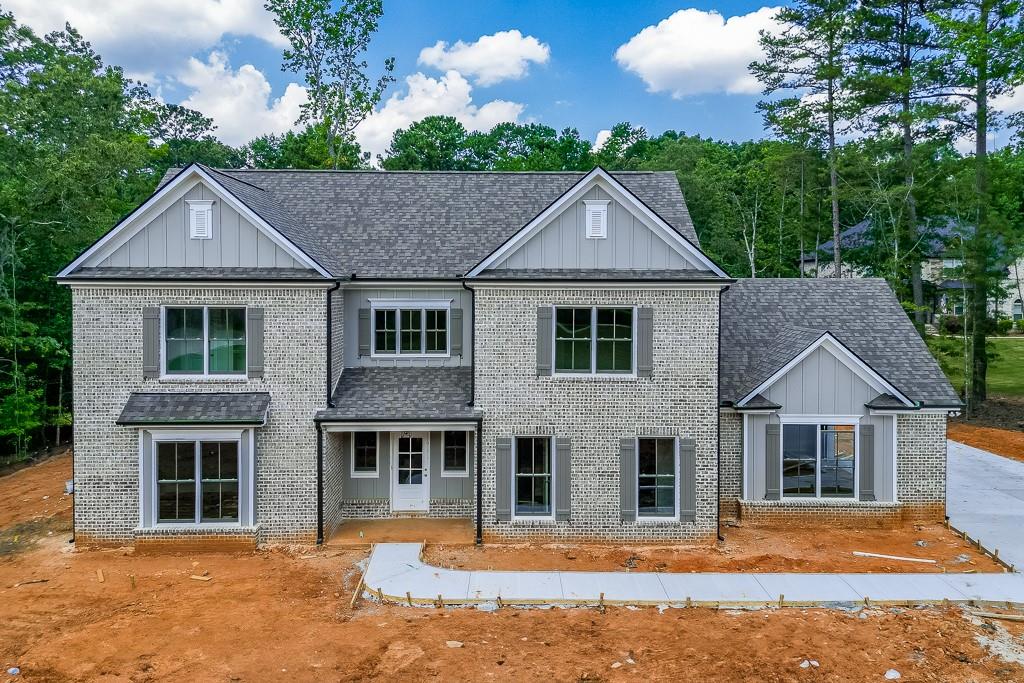Welcome to The Creek, new construction by Heritage Group Homes. This 3 bedroom/3.5 bath floorplan is located in desirable SWIM/TENNIS/GOLF community, Lane Creek Plantation. This home awards you all the luxurious upgrades including an extensive trim package, accent walls, durable LVP flooring, 4-sides brick, 2-car fully finished garage, stunning lighting & plumbing fixture package and more. The spacious Gourmet Kitchen w/oversized prep island is complete with upgraded quartz countertops, farmhouse sink overlooking backyard, stainless steel appliances, tile backsplash, and walk in pantry.
The kitchen overlooks the open Dining Room to a lovely Family Room, including brick fireplace w/cedar mantle and built in, connecting to the gorgeous light-filled Sunroom, all leading to the covered back patio with outdoor fireplace. The main floor also features a spacious study and a separate, tucked away hall office space off the mudroom.
Upstairs, the Owner’s Suite boasts beautiful natural light, tray ceilings & a luxurious bath with tile super shower, quartz countertops, dual vanities & large walk-in closet. Two additional bedrooms and baths, a large laundry room, plus a loft with reading bench and bookcases complete the second floor.
Enjoy your new home in the highly sought-after North Oconee Schools District. (Lot 108C) Incentives available with Preferred Lender. Under Construction, Estimated Completion AUGUST 2025.