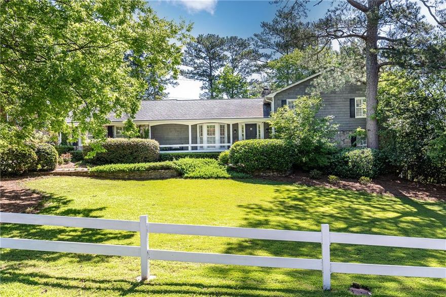 Welcome to this classic Cape Cod home, a rare gem nestled on one of Vinings’ most beloved streets—Farmington Drive. Brimming with character, comfort, and history, this one-of-a-kind property was originally custom-built by its sole owner, showcasing craftsmanship and materials that reflect Georgia’s rich architectural heritage.
At the heart of its design is the stunning use of Stone Mountain granite, a timeless material quarried from the iconic Georgia landmark. Celebrated for its strength and natural beauty, this granite has graced many of the state's most notable structures. Its presence in the home not only elevates the aesthetic appeal but also serves as a lasting tribute to regional pride and enduring craftsmanship.
Inside, you'll find an elegant and spacious layout filled with thoughtful details: four fireplaces, floor-to-ceiling built-in millwork, a hidden butler’s pantry, and abundant closet and storage space—all adding sophistication and functionality throughout.
Step outside to enjoy beautifully appointed outdoor living areas, including a generous swimming pool and a charming pool house with a half bath—perfect for entertaining or unwinding in privacy. Beyond the pool and carport, the expansive property line stretches much farther than meets the eye, offering exceptional potential for additional landscaping, gardens, or custom outdoor features to suit your vision.
This is more than just a home; it’s a legacy. Don’t miss the opportunity to own a true Vinings classic on one of its most cherished streets.