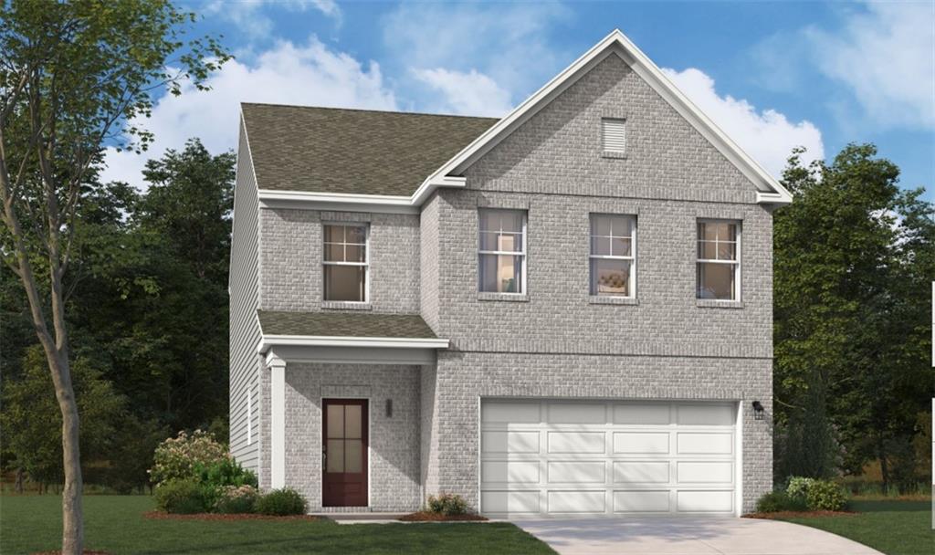 Welcome to Rhodes Glen, the new Stanley Martin Community in Lawrenceville, GA! LOT 2. **TO BE BUILT**
The Tyndall floor plan is designed with functionality and style in mind, offering a versatile layout to suit modern living. Just off the foyer, a convenient pocket office provides an ideal space for remote work or quiet study. The heart of the home is an open-concept area where the kitchen flows seamlessly into the family room and dining area. The kitchen is a chef's dream, featuring a spacious island, and abundant cabinet and drawer storage. Anchoring the family room is a cozy electric fireplace, while the dining area extends to a rear patio, perfect for outdoor entertaining. Upstairs, the primary suite is a true retreat with a serene setting, spa-inspired bath, and a huge walk-in closet. Three additional bedrooms, each with their own walk-in closet, provide plenty of personal space for family or guests. A hall bath and a centrally located laundry room complete this thoughtfully designed second level. The Tyndall offers both practicality and modern comfort for your lifestyle. Homesite is conveniently located near front of the community for easy access to main roads.
Conveniently located near downtown Lawrenceville, Rhodes Glen offers easy access to shopping, dining, parks, and entertainment—including the Aurora Theatre, Rhodes Jordan Park, and major commuter routes. Don’t miss your chance to own in this vibrant new community—schedule your tour today!
**Photos shown are of a similar home**
