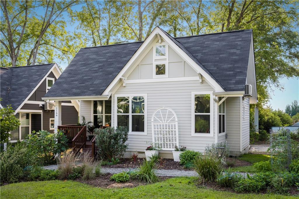 COMMUNITY! Centered in the heart of downtown Clarkston & only minutes to the Decatur Square, the Cottages On Vaughan is an award winning, first of its kind, innovative cottage court community. Boasting 8 single family homes, a matchless location, and incredible connection to it's community all in one place, this is the first time a home in the Cottages on Vaughan has been made available to the public for resale! Innovation seamlessly merges with modern function in this incredible home that is an absolute one of one! Right through the front door soaring 16ft+ lofted ceilings welcome you in, hardwood floors beneath your feet, a designer kitchen to cook & entertain, a primary main level bedroom as spacious as it is beautiful, luxurious bath, and lofted second living space are just a few of the incredible highlights this home has to offer! The light-soaked living space feels cozy and welcoming no matter the season & effortlessly leads out onto your rocking chair front porch facing the community gardens & shared green space! Step into the chef’s kitchen with granite countertops, custom cabinets, & stainless steel appliances. Retreat to the primary bedroom with office nook & oversized closet. An incredible upgraded bath with custom vanity marble tiled bath. STORAGE EVERYWHERE! Just a few blocks away from the Stone Mountain PATH trail connection to the Atlanta Beltline & Stone Mountain Park. Seconds to Refuge Coffee & minutes to the Decatur Square, Dekalb Farmers Market, Emory/CDC, & more! BRILLIANT!
