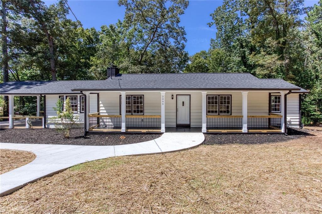 Fresh, modern, and move-in ready—this fully renovated gem offers 4 spacious bedrooms, 2 newly remodeled baths, new kitchen equip with quartz countertops, new LVP floors throughout, new siding, new deck and all the charm you’ve been searching for on a flat 1-acre lot. Whether you're starting fresh or leveling up, this home delivers style and comfort in every corner.