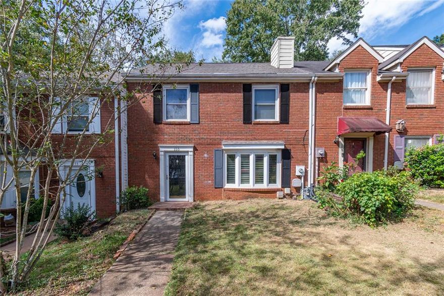 Nicely updated and maintained townhouse in Roswell. Open kitchen views dining and bright family room with fireplace. Private patio; new roof, recent HVAC. Two large bedrooms with new LVP flooring and each having private bath makes the floorplan ideal for roommates. Excellent location, close to 400/Holcomb Bridge/schools and shopping. No HOA.
