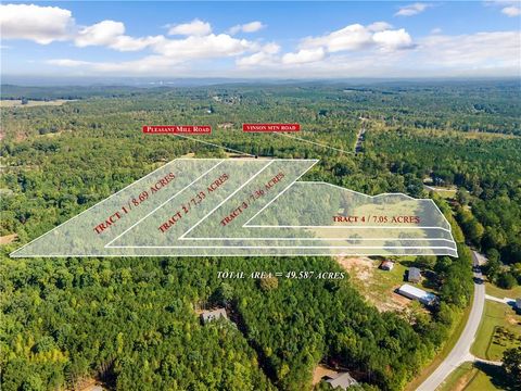 Vacant Land For Sale - TRACT1 Vinson Mountain Road<br/> Rockmart, GA 30153