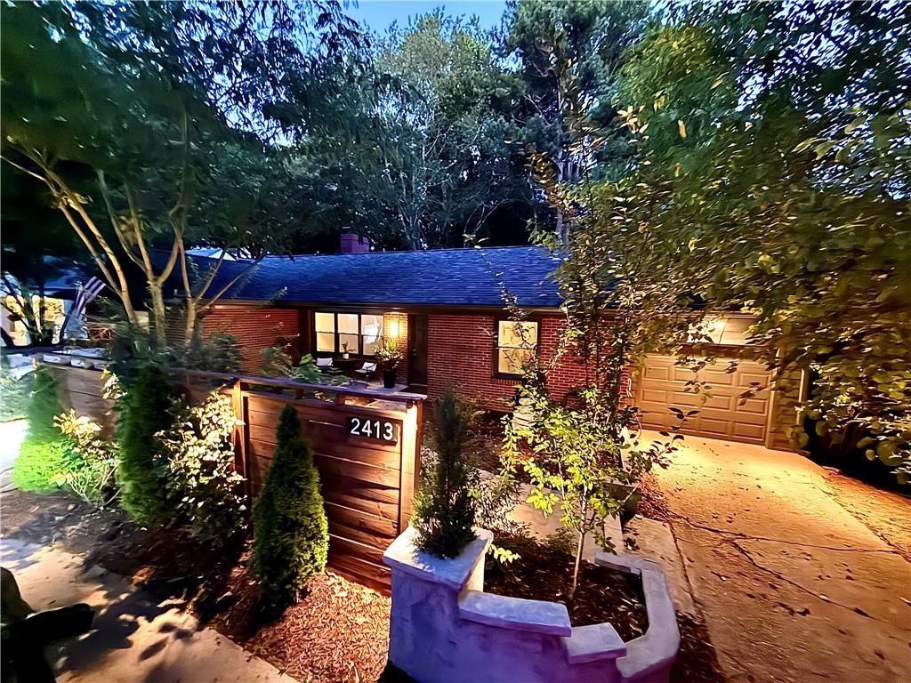 This ultra-convenient Emory, 4-sided real masonry brick ranch in unincorporated DeKalb has been completely transformed with a total, custom renovation—offering both modern elegance and timeless charm. Set on a well-sized lot, the home features a paved U-shaped driveway and a brand-new 1-car garage with ample additional parking. A front privacy fence adds an extra layer of security, while the deep, fenced-in backyard offers seclusion, a beautiful gazebo, and a wraparound back deck—perfect for relaxing or entertaining. Inside, enjoy an oversized loft-open-concept great room with soaring ceilings and incredible natural light. The custom updates include architectural shingle roofing, double-pane composite windows, updated electrical wiring and fixtures, new plumbing and pipes throughout, added insulation, a security system, and more. The gourmet kitchen opens to a formal dining area anchored by a stone masonry fireplace. A separate front room offers flexible space ideal for a home office or formal living room. The spacious primary suite features a luxurious walk-in closet and a sleek, modern bathroom with a walk-in shower. Located just minutes from Emory University, downtown Decatur Square, major shopping centers, and the exciting Lulah Hills development—this is a rare opportunity to own a move-in ready gem in one of Atlanta’s most desirable neighborhoods. Can be potentially commercial, with major road frontage and great visibility.