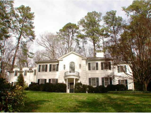 GLORIOUS 1930'S HOME ON WITH 3+/- ACRES. USABLE FRONT & BACK WITH 9 1/2 CE3ILINGS. BEING SOLD 'AS IS'. SERVICE QUARTERS OVER GARAGE.