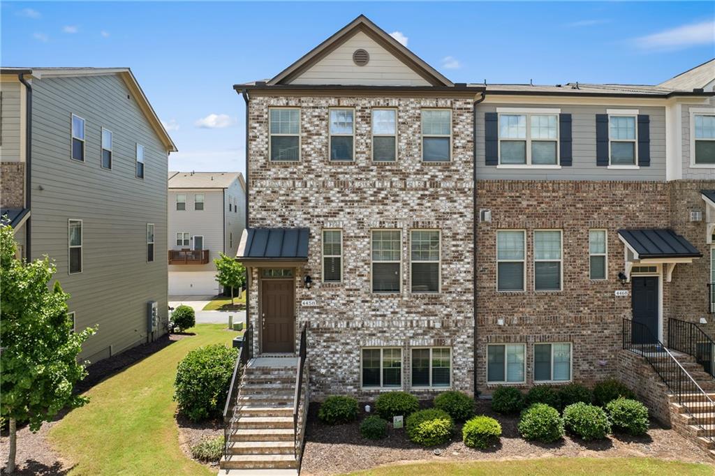 Bright & Beautiful End-Unit Townhome in Gated Community – 4458 Dunblane Ave, Sugar Hill, GA 30518
Welcome to this impeccably maintained 4-bedroom, 3.5-bath townhome nestled in the heart of Sugar Hill, located in the highly sought-after North Gwinnett High School district. As an end-unit, this home is bathed in abundant natural light, creating a warm and inviting atmosphere throughout its open, spacious layout.
Enjoy the elegance and durability of hardwood flooring throughout the entire home, from the main living areas to every bedroom. The upper level features 3 bedrooms and 2 full bathrooms, including a serene owner’s suite with ample closet space. A convenient half bath on the main level serves guests, while the finished basement offers a private bedroom and full bath—perfect for guests, in-laws, or a home office setup.
Situated in a gated community with top-tier amenities, residents enjoy access to a clubhouse, sparkling pool, and tennis courts, creating a resort-style living experience right at home.
Located just minutes from shopping, dining, and beautiful parks, this home offers the perfect balance of comfort, convenience, and lifestyle.
Don’t miss this rare opportunity to own a bright, move-in-ready end-unit in a prime location.