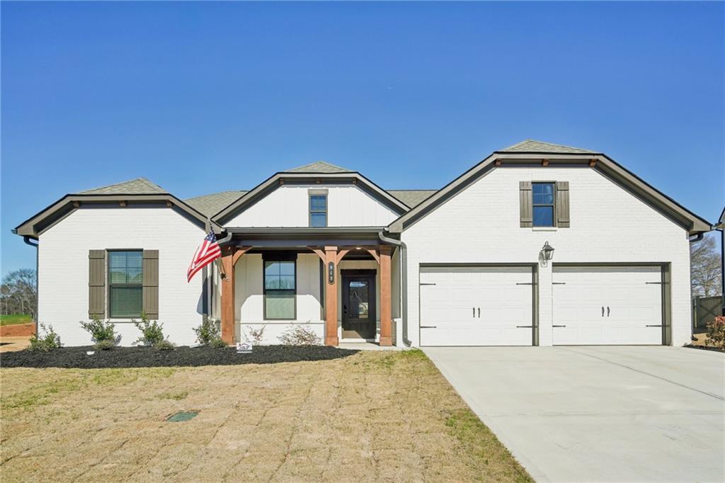 Kingston ***STOCK IMAGES***PLEASE ASK THE ONSITE AGENT ABOUT OUR HUGE INCENTIVE INCLUDED IN THIS GATED COMMUNITY!*** This home is a Ranch Floor Plan offers 3064 square feet with 3-car garage and an impressive list of upscale features designed for comfort and style. The Owner's Suite is on the main level off the great room. The owner's bathroom has a double vanity, a large 7FT enclosed tile shower & huge walk-in closet. This split bedroom plan includes 3 Bedrooms and 2.5 Baths of single-level living space on the main level. Upstairs consist of a loft/bonus room, 4th bedroom with walk in closet and storage area. Separate breakfast/dining room off the kitchen. One-story entry foyer and gallery upon entering the home. The gallery opens to the gourmet kitchen and great room that is adorned with windows and an abundance of natural lighting. The kitchen has a center island with bar stool seating. The kitchen has a large walk-in pantry. There is a drop zone and a 1/2 bath off the garage. The laundry room is off the kitchen and has access to the primary walk-in closet and the primary bathroom. Embrace the future with the included SMART HOUSE PACKAGE, featuring cutting-edge technology such as Ring Doorbell, Echo Show 8”, Ecobee Smart Thermostat, Kwikset Halo Smart Front Door Lock and Two Smart Light Switches. The WIFI-enabled garage door opener adds an extra layer of convenience. Summerlin is a gated community nestled in a tranquil and peaceful community just minutes from shopping, grocery stores, and everyday conveniences. Stock Photos- Please contact the agent for more details on this beautiful home.