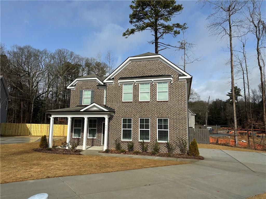 MOVE-IN READY!! Welcome to our Full Brick Front- Wynbrook E, A beautiful new construction home in a quiet cul-de-sac, nestled in the heart of Atlanta’s urban landscape.
This modern home features an open-concept living area with high ceilings, LVP flooring, and large windows that fill the space with natural light. The gourmet kitchen boasts large island, stainless steel appliances, tile backsplash, granite countertops, and ample cabinet space. The spacious owner’s suite includes plush carpeting and a spa-like ensuite bathroom with dual vanities, a massive walk-in closet, soaking tub, and a separate glass-enclosed shower. Three additional bedrooms offer vaulted ceilings and generous closet space.
Step outside to a private, fenced backyard perfect for relaxing or entertaining. Enjoy al fresco dining on the expansive patio surrounded by lush landscaping.
Located inside the perimeter, minutes from I-285, Atlanta Hartsfield airport and downtown Atlanta. You will have quick access to top dining, shopping, and entertainment. Don’t miss this chance to own a piece of urban luxury!
Schedule your private tour today. Office hours: Monday 12:00 - 5:00, Tuesday - Saturday 11:00 - 5:00, Sunday 1:00 - 5:00