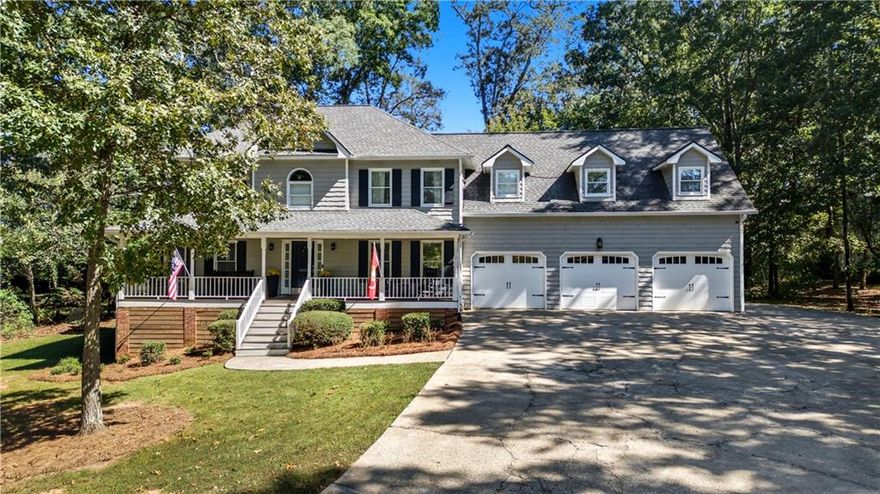 Renovated Master Piece!*Long Driveway Leads to Glorious Backdrop of Almost an Acre Setting*Total Amazing Renovations and Additions*New Granite and Quartz Island*Stunning Upgrades Including Wine Cooler*Family Room Opens to Kitchen with French Doors Opening to Private Deck*Sliding Barn Doors Between Dining Room and Family Room*Picture Windows in Sunny Breakfast Room*New All 4.5 Baths are Renovated!*Each Bedroom has Private Bath*Spectacular Owners Suite with Soaking Tub*Oversized Shower and Duel Vanities*4th Bedroom up can Be In-Law Suite*3 Car Garage Plus New Boat Door*Daylight Basement*Expansive Kitchen*