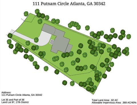 Vacant Land For Sale - 111 Putnam Circle<br/> Atlanta, GA 30342