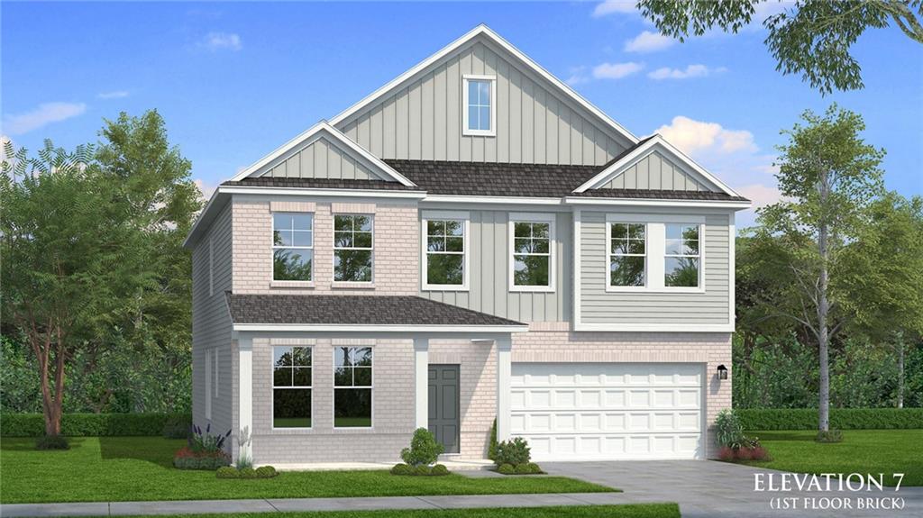 Welcome to Hamilton Lakes on Homesite 24, a premier DRB Homes community located in the heart of Gwinnett County. This beautifully designed home features 5 bedrooms, 3 bathrooms, and a 2-car garage, blending timeless charm with modern comfort.
The main level offers a spacious open-concept layout that seamlessly connects the gourmet kitchen to the large family room, perfect for everyday living and entertaining. A private guest bedroom with a full bath is located on the main floor, making it ideal for visitors or multi-generational living. The elegant formal dining room, enhanced by coffered ceilings and bay windows, provides the perfect setting for hosting special gatherings.
Upstairs, you’ll find three generous secondary bedrooms, a centrally located laundry room, and a luxurious primary suite designed to impress. This peaceful retreat includes a spa-inspired bathroom with a walk-in shower, dual walk-in closets, and a dedicated sitting room, ideal for unwinding, reading, or creating a quiet space just for you.
Hamilton Lakes is situated near vibrant Lawrenceville, with convenient access to I-85 and Hwy 316, making commutes to Atlanta, Athens, Stone Mountain, and Conyers simple and efficient.
For more information about the Wagener plan on Homesite 24 or to schedule your private showing, please contact the onsite agent.
Please note: If the buyer is represented by a broker/agent, DRB REQUIRES the buyer’s broker/agent to be present during the initial meeting with DRB’s sales personnel to ensure proper representation. If buyer’s broker/agent is not present at initial meeting DRB Group Georgia reserves the right to reduce or remove broker/agent compensation.