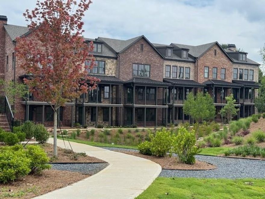 FINAL OPPORTUNITIES TO LIVE AT CHISWICK!  LAST PHASE!
Luxury is in every detail with Empire’s newest community located in one of downtown Alpharetta’s most prestigious addresses. Just steps from Avalon and a quick walk from the heart of downtown, in connection with the Alpha Loop, Empire Chiswick’s four districts impart an old-world feel and reflect a regal period of classic brick architecture. With shops, restaurants, and entertainment options all at your door, Chiswick is the sweet spot between historic charm and modern living, appealing to everyone no matter what stage of life they’re in. Much like the London district it’s inspired and named after, here is where the tranquility of the suburbs meets the energy of Atlanta’s urban core. Revel in semi-private courtyards and formal gardens when you own one of these 43 luxurious English-style 3- and 4-bedroom townhomes. The Harleigh plan features amazing details with an abundance of space.  This ELEVATOR READY home opens its doors for so much creativity!  The first floor features a bedroom perfect for an office or in-law suite with a full bath. The main floor features a spacious family room with fireplace opening out to your 2nd floor covered porch overlooking the city lights of Avalon, an oversized island large enough to serve as a buffet, a chef’s kitchen with high end stainless steel appliances, 42” stained/painted cabinets featuring soft close doors/drawers, walk in pantry that’s alongside the butler’s pantry, the dining room is perfect for your oversized dining table, and a tech area perfect for your drop off station. The 3rd floor features a generous Primary Suite with a large walk in custom designed closet, a spacious bathroom with luxury tiles, large walk in shower with bench and a lavish soaking tub. There is a laundry room and 2 secondary bedrooms that share a full bath.  READY NOW! 
This community is SHOWN BY AN EXCLUSIVE APPOINTMENT ONLY.
CALL TODAY TO SCHEDULE  AN APPOINTMENT!!!