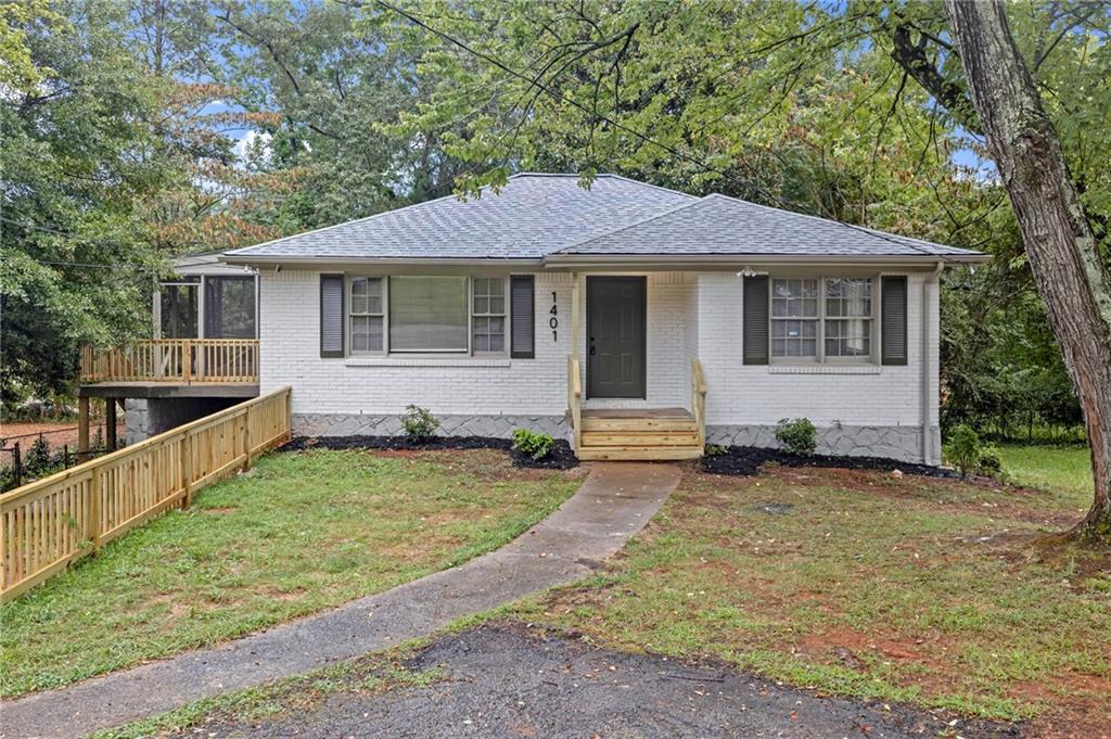 Fully renovated 3BR/1.5BA home in desirable Decatur location! This beautifully updated property features new flooring, fresh interior and exterior paint, a modern kitchen with new cabinets, countertops, and stainless steel appliances. Both bathrooms have been stylishly renovated. Enjoy the screened in porch and spacious private backyard. Located in a quiet, established neighborhood just minutes from parks, shopping, and the vibrant dining scene of Avondale Estates and East Atlanta.