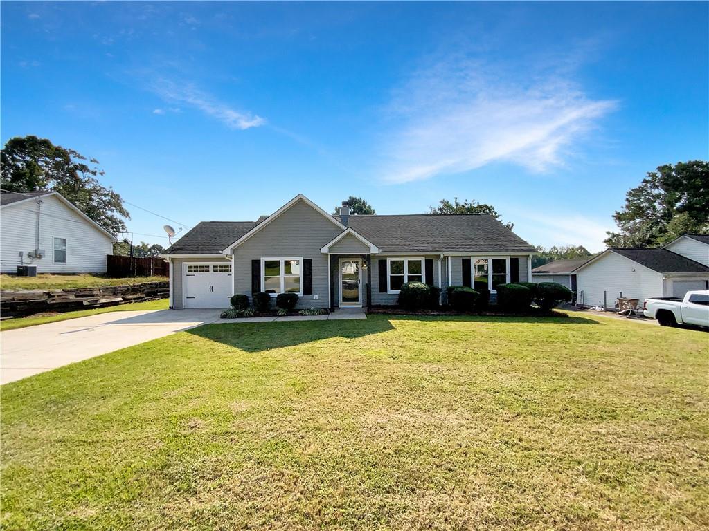 Welcome to this well-maintained 3-bedroom, 2-bath ranch set on a generous lot. This home is designed
for comfort and convenience. The spacious kitchen opens into the open concept dining area, while the
large yard provides plenty of room to enjoy outdoor living. Move-in ready and ideal for first-time buyers
or investors—plus, no HOA!