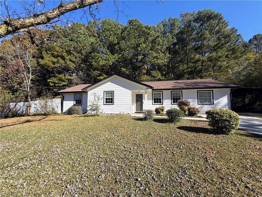 More pictures are coming . Cute-as-a-button and fully renovated, this 1,428 sq ft ranch sits on nearly half an acre and offers incredible privacy on a level, fenced-in lot. This move-in-ready 4-bedroom, 2-bath home has been updated from top to bottom with a long list of brand-new features.
Step inside to a bright, stylish interior complete with new flooring, fresh interior and exterior paint, new lighting fixtures, and new window blinds throughout. The gorgeous new kitchen shines with stainless steel appliances, modern cabinetry, and plenty of counter space. Both bathrooms have been fully remodeled with today’s desired finishes.
The home also features new siding, a partial new driveway, and a 2019 roof for peace of mind. The septic tank was just inspected, and the report is available. Extra storage space adds even more convenience.
Outside, the spacious backyard is perfect for relaxing or entertaining, offering privacy thanks to the fenced in back yard and mature surroundings.
A charming, updated, low-maintenance stepless ranch on a slab—this one checks all the boxes! Taxes reflect - investor owned.