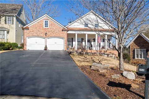 A home in Dawsonville