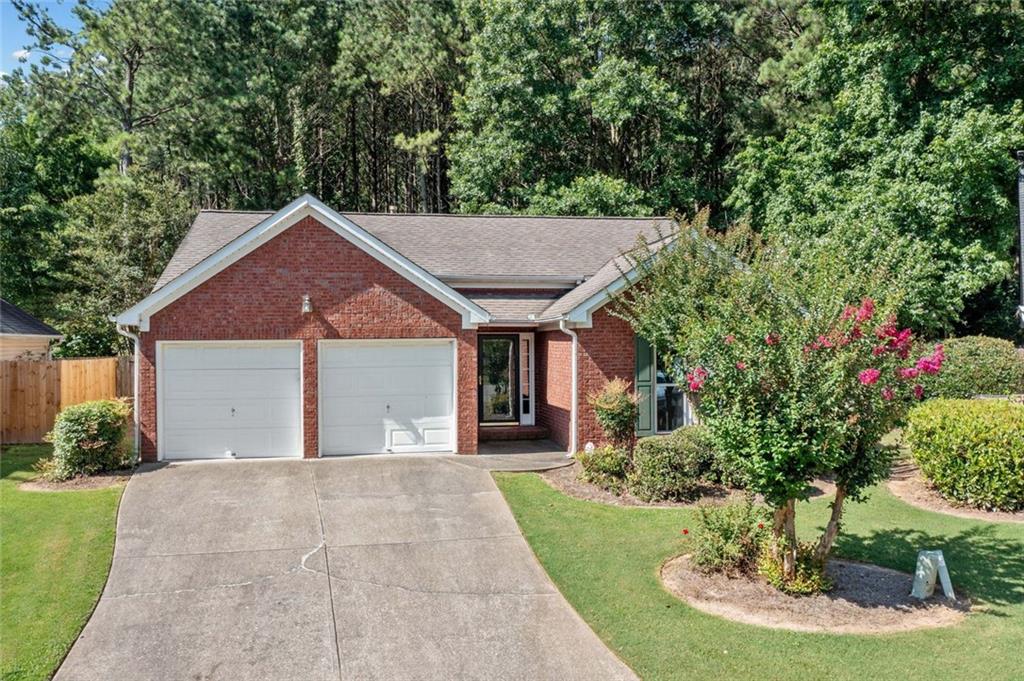 Come and see this One of a kind single story cottage on a large culdesac lot with over 100 feet of frontage on Rose Creek; This 3 bedroom/2 full bath home features an open living plan with larger kitchen and dining area; Split bedroom plan has lots of opportunities. Has LVT flooring throughout and newer interior paint, Great size family room with brick fireplace complete with gas starter; Great Natural light throughout the home. Two car attached garage with easy access to the interior of the home; Come enjoy your screened porch overlooking the fenced backyard with the private yard continuing to Rose Creek; Shopping and highly desired schools nearby!! Must see!!!!