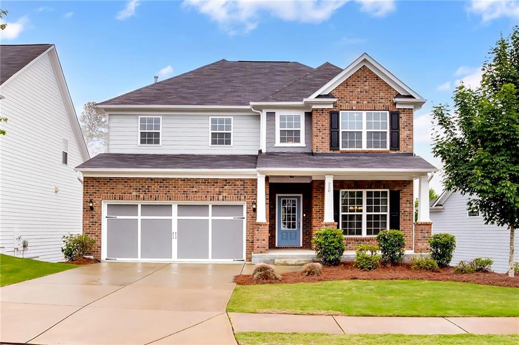 Don't miss out on this spacious open-floor plan home in small swim community in desirable E. Cherokee. This home has abundant natural light and ample storage and organization. The main floor has low maintenance LVP throughout. Beautiful white kitchen with loads of cabinet space and upgraded stainless steel appliances. Large island with single bowl sink and filtered water tap offers additional bar seating. Wonderful Butler’s Pantry has additional storage for occasional dishes or turn it into a bar. The main floor office is perfect for those working from home or home schooling. It’s easy to stay organized with the drop zone for book bags, leashes, and coats and the additional home organization center with built-in desk. The upstairs features and spacious Owner’s Suite with double vanity, his/hers walk-in closets, and separate soaking tub and shower. Large upstairs loft is great for an additional hang out or gaming spot. Well-sized guest suite with private bath and two additional bedrooms that share a Jack ‘n’ Jill bath. Convenient upstairs laundry room. Full unfinished basement is ready for your customization. Enjoy the private back yard with deck and patio beneath. This home is located in the highly sought after Sequoyah school district and close to shopping and dining. Enjoy low Cherokee County taxes and an easy commute to Alpharetta, Roswell, or Cumming. $5,000 paint allowance, Seller paid closing costs, or check to painter of Buyer's choice at closing. Get up to $4,000 in Closing Costs Contribution with our preferred lender.