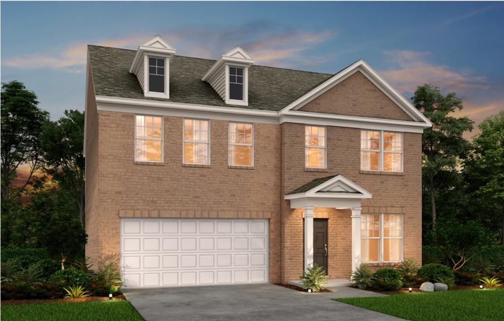 Welcome to the beautiful Hampton plan at Briar Creek, crafted by Pulte Homes. Perfectly positioned on a quiet cul-de-sac lot, this home offers added privacy and a peaceful setting. Featuring classic curb appeal with three sides brick, this home combines timeless design with lasting quality. Step inside to discover a spacious formal dining room, perfect for hosting special occasions and gatherings. The open-concept kitchen and living area is the heart of the home, highlighted by a cozy warm feel that brings warmth and charm to the space. The kitchen is beautifully appointed with granite countertops, white cabinetry, and stainless-steel appliances, making both cooking and entertaining a pleasure. A main-floor guest suite with a full bath offers a flexible space for visitors or multi-generational living. Upstairs, enjoy a versatile loft that can serve as a home office, playroom, or media lounge, along with the convenience of an upstairs laundry room. The owner’s suite is a peaceful retreat featuring a spacious walk-in closet. Located in the welcoming community of Briar Creek, you'll enjoy the serenity of suburban living with shopping, dining, and everyday conveniences just minutes away. Plus, Hartsfield-Jackson International Airport is only 20 minutes from your doorstep, making travel effortless. *Photos are reflective of a model home.