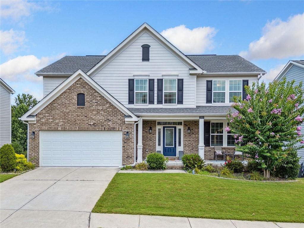 This is the one! Welcome to 1810 Primrose Park Rd—a well-maintained, one-owner home (with builder warranty still intact) in the heart of Sugar Hill. This 4-bed, 3.5-bath home offers flexible living with a formal dining room, private office, and a spacious naturally lit living room featuring an 85-inch mounted Sony TV with 7 in ceiling speakers, custom fireplace, dimmable lighting.
The open-concept kitchen flows into a breakfast area and out to the deck—perfect for morning coffee or evening entertaining. Upstairs, the oversized primary suite impresses with a sitting area, two walk-in closets, a spa-like ensuite bath, and dimmable lighting to set the perfect tone of relaxation after a long day. The loft features natural and dimmable lighting for those cozy movie nights, and each secondary bedroom includes walk-in closets. A shared full bath offers double sinks for added convenience.
The home also includes a laundry room with storage, gas appliances, and a walk-out unfinished basement with a finished full bathroom—ready for your custom touch.
With smart features, generous space, and a location close to top schools, shopping, and dining—this one is a must-see.