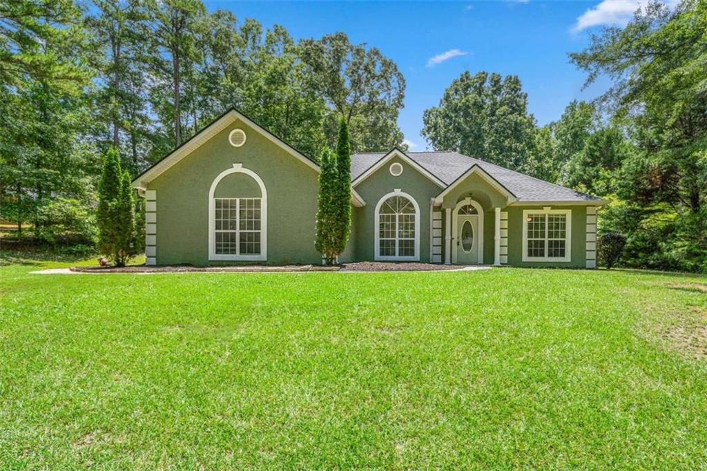 **Beautiful Ranch Retreat in Sought-After Northgate High School Area!** Welcome to your dream home! This meticulously maintained 3-bedroom, 2-bath ranch boasts a spacious layout with vaulted ceilings and a stunning foyer that invites you in. Located on a private 1+ acre lot at the end of a tranquil cul-de-sac, this stucco beauty offers both serenity and convenience. Enjoy cooking in the stylish kitchen featuring granite countertops and a cozy eat-in area. The separate dining room is perfect for entertaining. The thoughtfully designed split bedroom plan provides privacy, while the **Oversized primary suite** impresses with a trey ceiling, newly renovated bathroom, and a generous walk-in closet. Recent upgrades include a NEW roof and NEW LVP flooring throughout. Updated bathrooms. Step out to your large backyard perfect for privacy and great for entertaining. Need extra space? An outbuilding (16x20) offers endless possibilities - from a workshop to a storage haven. Don't miss the chance to own this gem in a coveted school district, where comfort meets modern living. Schedule your showing today and experience the perfect blend of privacy and community!
