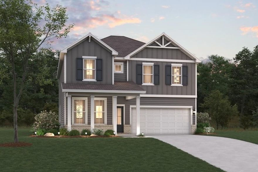 Welcome home to Dove Lake! Century Communities newest community in Grayson, GA. The Atlas G2 floorplan from Century Communities is sure to wow! With 4 bedrooms and 3 full bathrooms spread across 2,400 square feet, this home offers plenty of space for comfortable living. Step inside to discover a modern open concept layout, perfect for entertaining friends and family. The main level boasts a guest bedroom with a full bath, providing convenience and privacy for guests or family. The kitchen is a chef's dream, with sleek white cabinets and elegant granite countertops providing both style and functionality. The large kitchen island is open to your dining and family room space. Upstairs, you'll find two additional guest bedrooms. All generously sized. The upstairs space also features an open loft area. Perfect for a media space, kids play area, home office, or more! The primary suite is oversized and a perfect place to relax after a long days work. Large walk in closet is sure to impress. ***Ask agent about the seller financial offerings ***