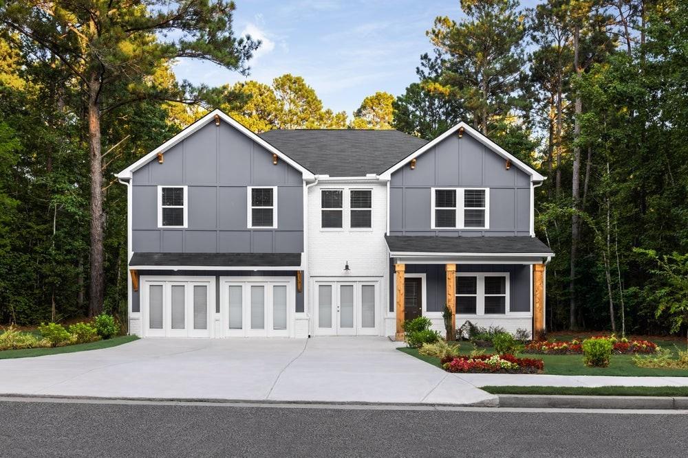 Woodlands Preserve offers spacious lot sizes with farmhouse style homes. The Walker floor plan has the space your family desires. The kitchen includes abundant cabinet and counter space with walk in pantry. First floor features a bedroom with full bath and a flex room that can be used for office space or converted into an additional bedroom. Upstairs you'll find the primary suite with dedicated sitting area and private bathroom, 3 additional bedrooms, full hall bathroom, laundry room, and spacious loft space. Additional standard features include a covered game day patio, gourmet kitchen, recessed fireplace, smart fans, and LED mirrors.