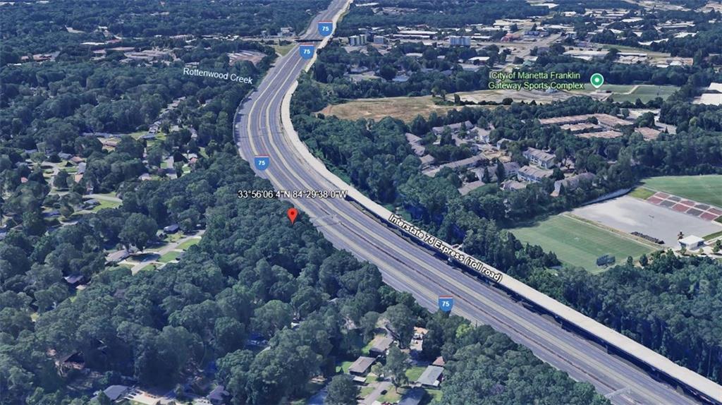 No-HOA Natural 1.396 Acre Land Lot at end of Residential Street. Buildable Lot but Some Flood Plain at back of Lot. Lot is marked by Sign and Flier Box. Cash, As-Is Offers Preferred.