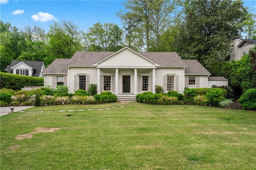 Experience the perfect blend of Southern charm and modern sophistication in this exquisite 4-bedroom, 3.5-bath residence in the highly sought-after Chastain Park neighborhood! Completely renovated in 2020, every detail has been thoughtfully curated with the finest finishes — from a gourmet kitchen and scullery with marble countertops, premium appliances, and designer lighting. Designed for effortless indoor-outdoor living, the expansive screened porch boasts IPE wood decking, a gas fireplace, infrared heaters, and integrated outdoor sound, all overlooking a landscaped yard and an elegant stone patio with a sophisticated concrete gas fire pit, and lovely exterior lighting. Inside, the home showcases custom millwork, designer lighting, new windows and doors, and wired surround sound, creating a seamless blend of comfort and style. The renovated Jack and Jill bathroom, stylish mudroom/laundry room, and garage suite further elevate this remarkable home. Don't miss the cool office off the dining room that would also make a speakeasy or extra room for guests.  Great opportunity to enjoy timeless Southern elegance with modern luxury, this showstopper is located on one of Atlanta’s most coveted neighborhoods and friendliest streets! Quick walk to Chastain Park, shopping, restaurants, schools, golf, tennis, swimming, playground, and more!