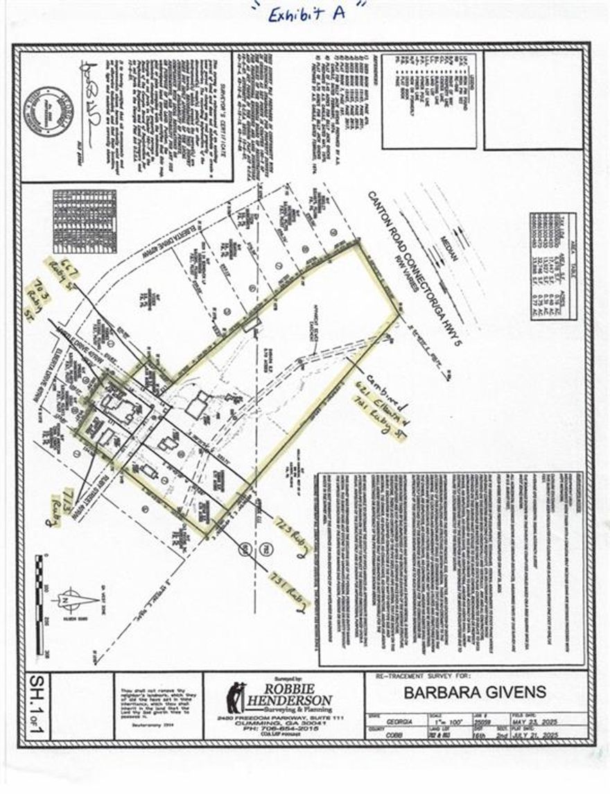 Rare East Cobb Assemblage! This unique opportunity includes 7 contiguous parcels totaling approximately 8.067 acres just off the Canton Road Connector in Marietta. Currently zoned R-30 with 5 existing homes (1930s-1950s), the property offers incredible potential for redevelopment. Large contiguous tracts of this size are exceptionally scarce in East Cobb. With easy access to Canton Road, Hwy 5, I-75, and I-575, this site is positioned for future growth. Surrounded by residential, light industrial, and commercial uses, the assemblage offers potential rezoning opportunities for residential subdivision, RA-5 townhomes, or even RM-8/RM-12 apartments. Builders and developers will appreciate the strong demand and limited supply in this corridor. Whether you're an investor seeking long-term upside, a builder ready to create a new community, or a visionary buyer looking for a prime redevelopment tract, this property is a true East Cobb gem with limitless potential.