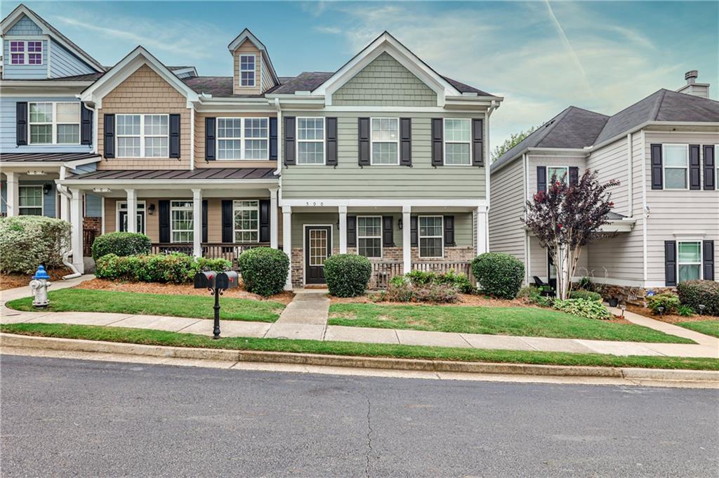 *OPEN SUNDAY, (7/27) from 2-4PM!* The most fabulous end-unit townhome in River Park is here—and it’s an absolute gem! Just minutes from Downtown Woodstock with super easy access to I-75, this beauty checks all the boxes. Enjoy resort-style amenities: a large community pool, SIX tennis courts, two basketball courts, playground, clubhouse, fitness center, green space, picnic pavilion—and even a coffee shop around the corner for your morning latte. Inside, it’s bright, stylish & move-in-ready: beautiful hardwood floors, tons of natural light, and an open-concept living space that instantly feels like home. The kitchen shines with a chic updated backsplash and brand new dishwasher, plus a separate laundry room & powder bath on the main.Upstairs, the oversized primary suite offers extra flex space for an office or home gym, dual sinks, a large walk-in closet, and a separate soaking tub + shower combo to unwind. PLUS: no rental restrictions, making this an amazing investment opportunity or the perfect lock & leave home!