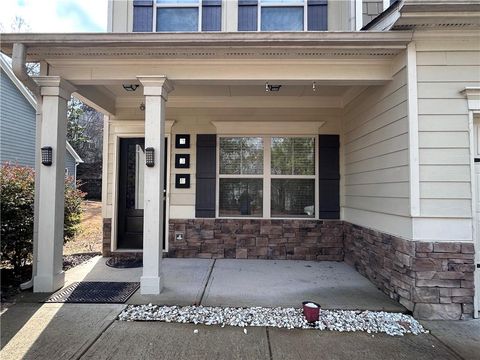 A home in Dawsonville