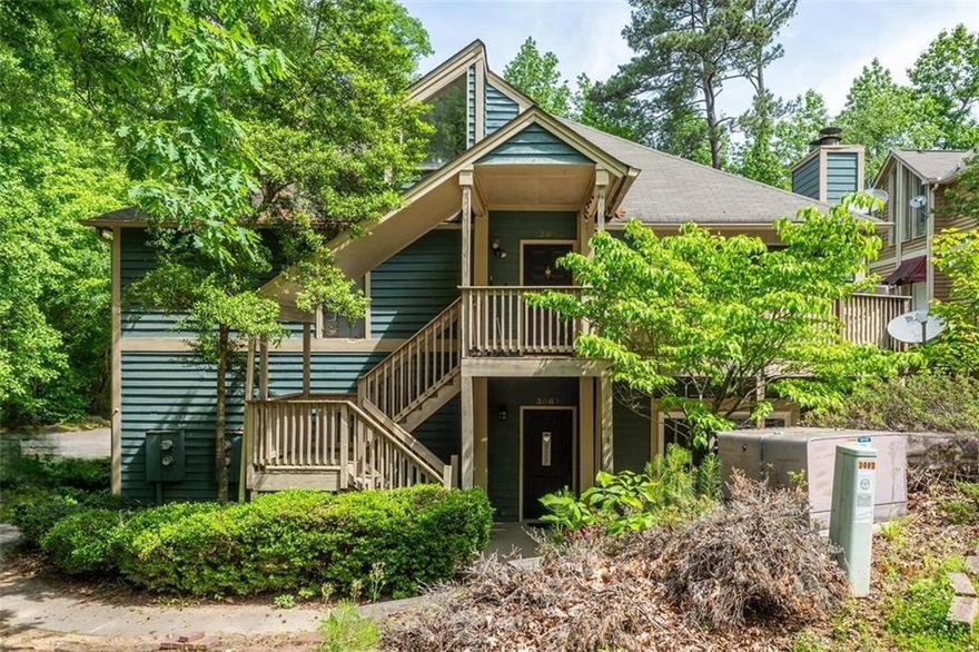 Welcome to this 2-bedroom, 2-bathroom cozy condo, in the highly sought-after location of Alpharetta, GA. This cozy unit boasts a fireplace, open concept living space, laundry room, pantry, and breakfast bar for convenient living. Enjoy the natural surroundings from the front porch, and relax in the tub/shower combo in the beautiful bathrooms. With a walk-in closet for ample storage and a designated parking lot, this condo offers both comfort and convenience. Don't miss out on this opportunity to live in a prime location with all the amenities you need for a comfortable lifestyle. Welcome home to your new Alpharetta oasis!

* The property is rented UNFURNISHED

– Small are allowed. Some fees apply.
– No security deposit required. Low monthly payment through Security Deposit Waiver Program to satisfy your security deposit requirements!
– Qualifications are: income needs to be 3x the rent, two years of good rental history, no evictions for the last five years, and credit and background will be checked.
– All residents are enrolled in the Resident Benefits Package (RBP) for $40/mo which includes HVAC air filter delivery (for applicable properties), credit building to help boost your credit score with timely rent payments, move-in concierge service making utility connection and home service set up a breeze during your move-in, pest control including (Bed bugs, fleas, ticks, mites, weevils, and cockroaches). More details upon application.
– The application fee is $65 per person. We highly encourage all applicants to link their bank accounts during the application process to expedite response time. Should you choose to manually upload documents, we ask for your patience as this will result in longer review cycles.