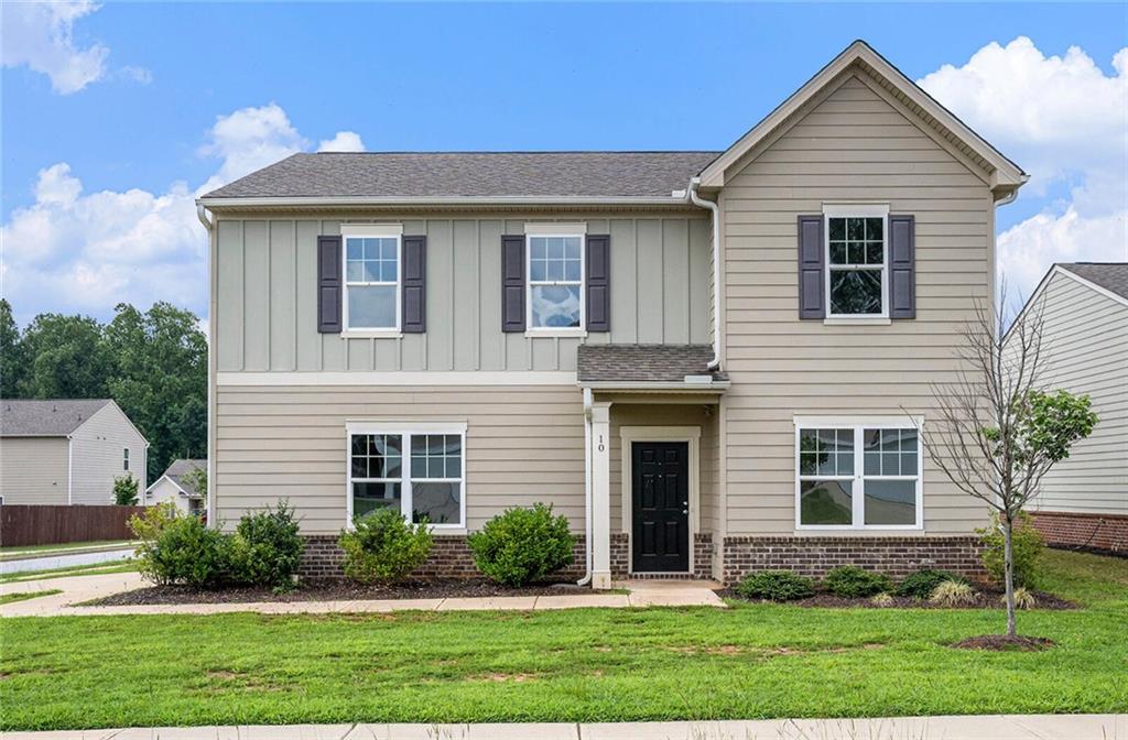 Relax in spacious comfort at this 4-bedroom, 2.5-bath home located in desired Covington. Built in 2020 and beautifully maintained, the open-concept layout features a welcoming family room that flows into a chef-inspired kitchen with granite counters, stainless steel appliances, and a generous island. Upstairs, you’ll find a luxurious owner’s suite a spacious bathroom, a separate shower, and a walk-in closet, along with three additional bedrooms and a full bath—ideal for families or remote work. A generous backyard and a walkable community. Plus easy access to I-20, shopping, and restaurants, this attractive home offers convenience and style.
