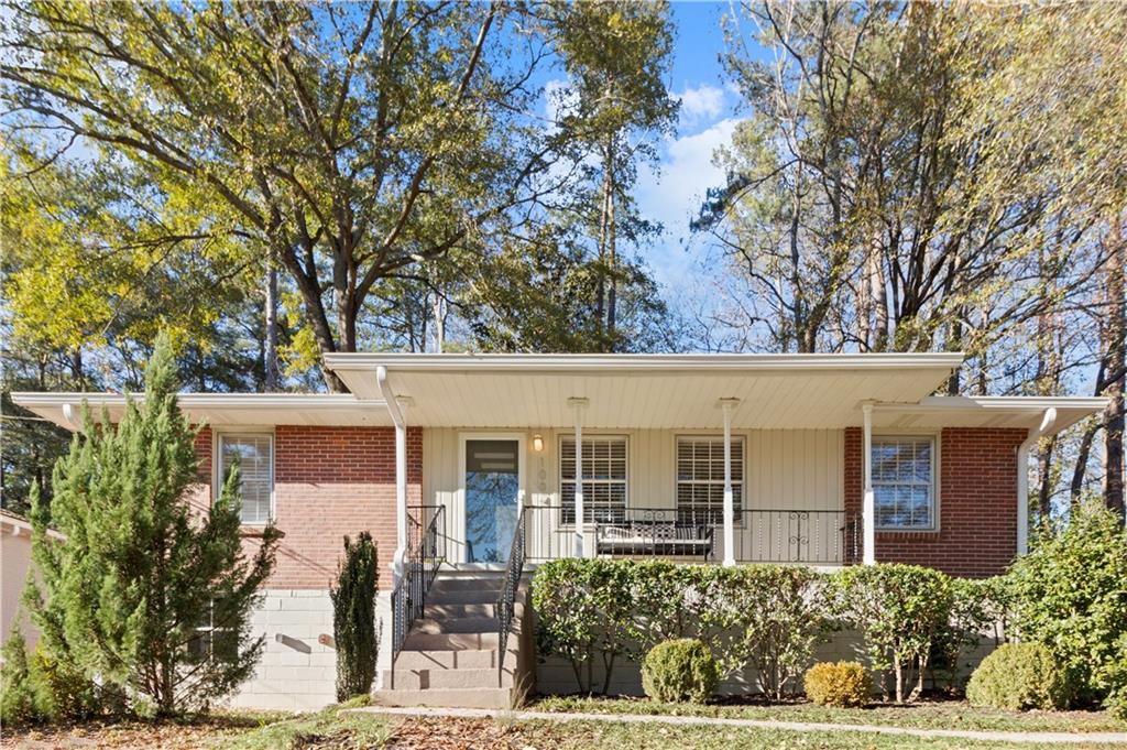Charming 4 side brick ranch home situated on a private lot in the desirable neighborhood of University Heights. Freshly painted inside and out. This home features hardwoods and natural light throughout. Separate living and dining rooms and a kitchen with stainless steel appliances. The large private backyard has unlimited potential. Don't miss the opportunity to make this charming home yours. Close to downtown Decatur without the City of Decatur taxes, restaurants and a multitude of parks - Medlock Park, Mason Mill, South Peachtree Creek Trail. Minutes from Emory, CDC and VA. Extra storage available in the walk in crawl space with concrete flooring and lights.