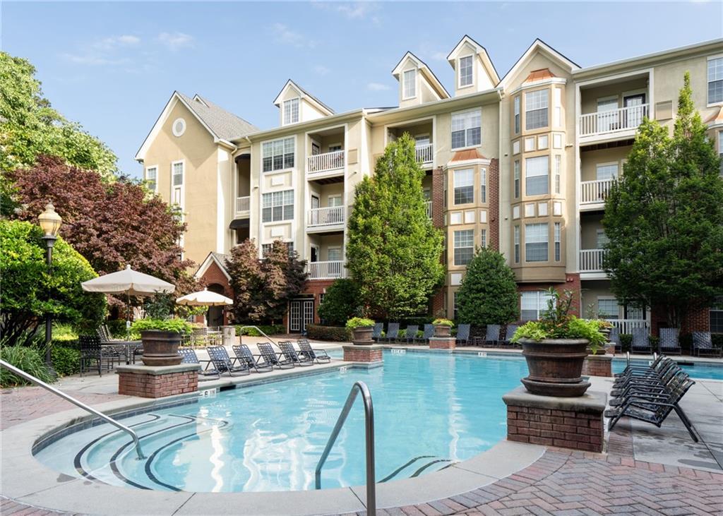 This main level, pool view, condo within the immaculately kept Enclave at Briarcliff is the perfect place to call home. Excellent floor plan includes: two spacious bedrooms w/ walk-in closets, two full baths, separate living/dining rooms, granite counters in kitchen w/ stainless steel appliances, in-unit laundry (washer/dryer included), two reserved spaces in the parking garage, and so much more. The community itself features incredible amenities such as: a resort style swimming pool, tennis court, 2-acre park, car wash center, gym, clubroom, Luxer One digital package delivery, and gated/key card entry. You'll be within walking distance of CHOA's new billion dollar campus, shopping, restaurants, walking trails, and a short drive to Emory. $47 non-refundable application fee per adult tenant. Credit report and Income verification required. Viewings are through appointments only.