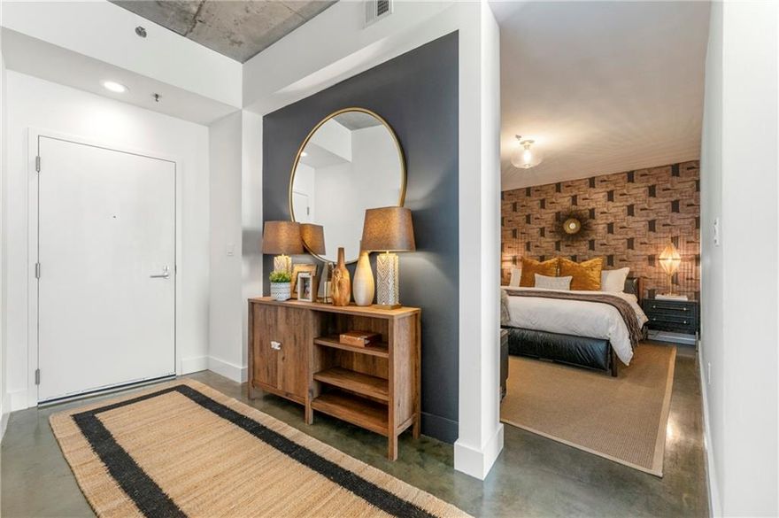 Welcome to your new fully furnished home in the heart of Midtown! Bring your suitcases and be settled immediately. Upon entering the front door you will feel like you have stepped into a showcase of interior design; every detail is immaculately curated. 

This unit in the Mid City Lofts community features a well-appointed floorplan with immaculate decor and finishes, including high-end stainless steel appliances, a huge kitchen island, and upgraded lighting. 

The location of this luxury condo building offers the ideal Atlanta city living. Stroll down the street to all shopping and restaurants in the neighborhood. Enjoy all that the Midtown lifestyle has to offer.

The building amenities include a sparkling pool with grilling area, resident lounge, state-of-the-art fitness center, and access-controlled parking. The location is completely car-optional as you can walk to MARTA, dozens of shops and restaurants, and much more.

Literally right outside your front door you will find restaurants such as Ecco, Marlow's Tavern, and The Vortex. You can also walk to markets like Publix and Whole Foods. The Midtown MARTA station is within a five minute walk. 

One parking space is assigned to this unit. Guest parking spaces are available for use.

This unit will rent quickly so contact us today for a tour!

12-24 month lease term. 

Included services: trash removal, HOA fee, amenities, concierge, package service, garage parking (one space).

Resident covers electricity (GA Power), internet, and natural gas + water/sewer ($150/mo flat rate reimbursement, in addition to rent). All utilities can be included for an additional charge, please inquire if interested.

$100 application fee, $300 administrative fee due at the time of application (both non-refundable).
