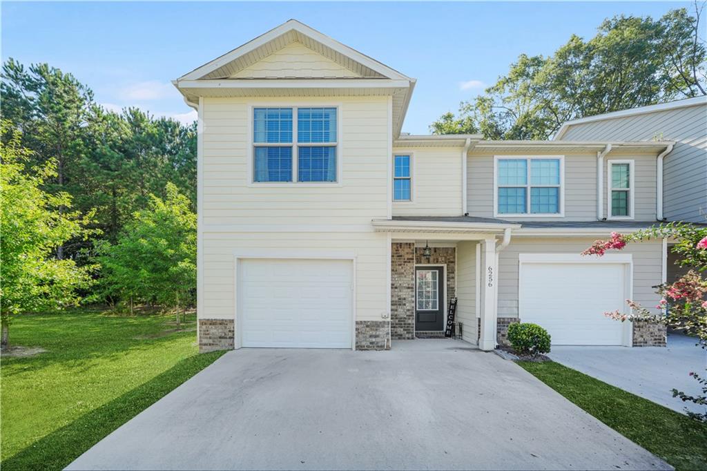 Fully Furnished Nearly New Home that was built in 2022 checks every box. This home features two oversized roommate - style primary bedrooms, each with their own en suite bathrooms. Located in a quiet cul-de-sac on the corner lot, it boasts the largest floorplan with parking for up to six cars. Owner Relocating so the home comes fully furnished with NO RENTAL RESTRICTIONS so this would make a perfect AIRBNB! Just 13 minutes from the airport and less than 30 minutes to Downtown Atlanta. Added perks include a HOME WARRANTY and DOWN PAYMENT ASSISTANCE with our preferred lender. Don't miss out on this rare find and schedule your showing today