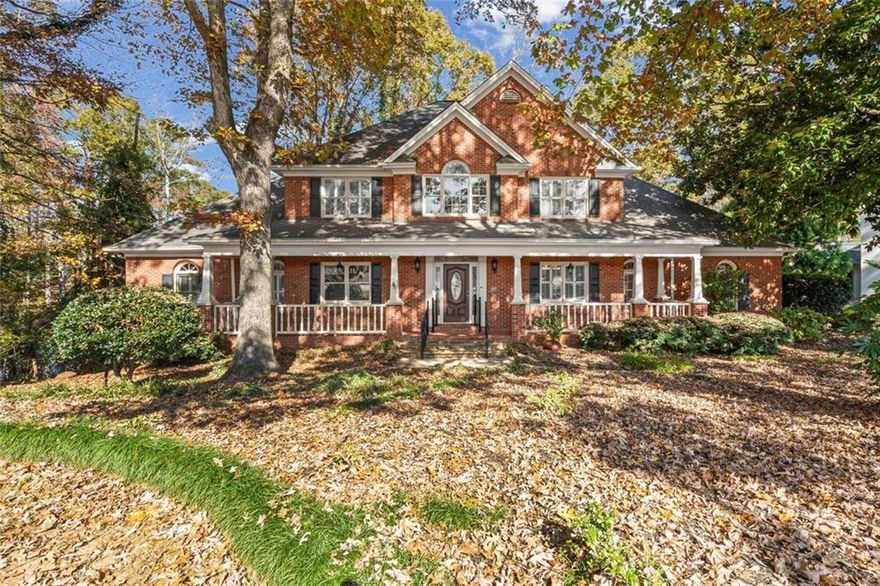 Welcome home to this custom-built residence, offering exceptional craftsmanship, thoughtful details throughout, in highly sought-after Polo Golf and Country Club. As you approach the 4 sided brick home, you’ll appreciate the beautiful curb appeal on the cul-de-sac lot, new driveway & newly fenced backyard overlooking the peaceful private pond shared with neighbors. Step inside to discover beautiful real hardwood floors through out, an abundance of natural light & an inviting flow designed for both comfortable living & entertaining. The main level features the oversized primary bedroom with a en-suite bath, offering a soaking tub, separate shower, double vanities, walk in closet & convenient coffee/cocktail wet bar.  The separate formal dining room pairs perfectly with the separate formal living/den/flex room, providing multiple gathering spaces. A large family room with a masonry fireplace creates a cozy atmosphere for gatherings & relaxing, which leads to an inviting bright sunroom, with walls of casement windows & screens to open & enjoy the fresh air & views of the pond. The eat-in kitchen features recently updated appliances, kitchen island, stone countertops, an abundance of cabinets & plenty of room to expand, if wanted, into the breakfast room with pond views as well.  As you head upstairs, you’ll find generously sized bedrooms, including a junior suite with a private en-suite & 2  additional bedrooms with a shared bath & double vanities. Additional walk-in attic areas provide rare abundant storage.  As you head to the fully finished terrace level, you’ll be pleased, as it offers incredible flexibility for entertaining or multigenerational, au pair or in-law suite possibilities, complete with a well appointed 2nd full eat in kitchen with new appliances, an additional bedroom & full bath, a large family/flex gathering room with a 2nd masonry fireplace to enjoy, an office, storage & an additional three-season porch with sliding vinyl panels overlooking the beautiful fenced backyard & pond, to add year-round enjoyment & a beautiful indoor-outdoor flow. The home boasts extensive updates including: A newer 30 year architectural roof, 2 HVAC systems (upstairs replaced 5 years ago), new water heater (3 years ago), new driveway, new black iron fence & updated appliances in both kitchen. Residents enjoy premier amenities including: Full-service country club with restaurant, 18-hole championship golf course & driving range, family pool with slide & adults-only pool, 8 hard courts, 2 clay-lighted tennis courts, pickleball courts, tennis pros offering group & private lessons, swim team, basketball, full calendar of social events, optional social/tennis/pool/golf memberships, direct access to the Big Creek Greenway & just a short golf cart ride to Vickery Village for shopping, an award winning brewery, gyms & multiple restaurants. It’s just a quick drive to an abundance of shopping & restaurants at Halcyon, The Avalon, The Collection at Forsyth, as well as Trader Joe’s & Whole Foods (opening soon). Convenient to Northside Forsyth Hospital, top ranked Forsyth County Schools & easy access to Hartsfield-Jackson International Airport via GA-400. Schedule your private showing!