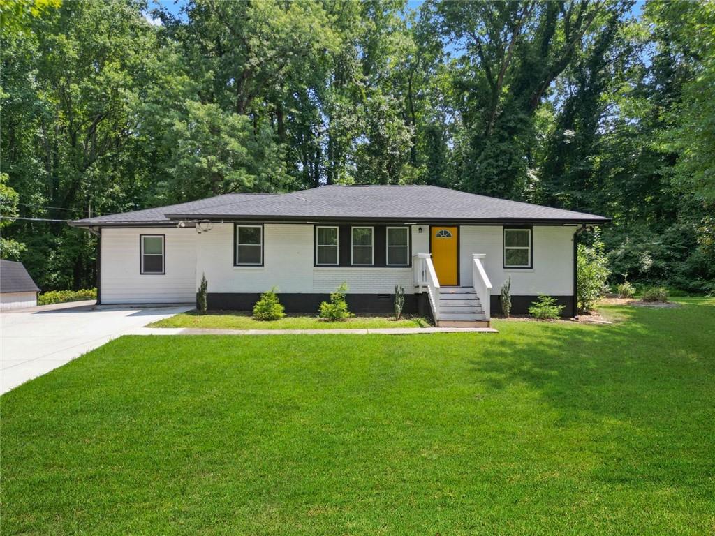 This stunning brick ranch is an ideal choice for first-time homebuyers or savvy investors. Nestled in a secluded cul-de-sac, this hidden gem offers complete privacy on over half an acre. The home boasts three spacious bedrooms, two modern bathrooms, new tile flooring throughout, custom white cabinetry, and sleek stainless-steel appliances. New driveway installed as well! Located in a tranquil and small subdivision, this property is conveniently close to highways, schools, parks, shopping centers, and more. Enjoy the freedom of living with no HOA restrictions. NO RENTAL RESTRICTIONS. Don’t miss out on this rare opportunity in a prime location! Ask about the $7500 Chase Homebuyer’s Grant! Grant does not have to be repaid. Do not have to be a first-time homebuyer. No income limit (subject to product requirements).