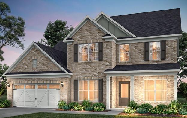 Located just minutes from shopping and dining this impressive Riverton floorplan offers a thoughtfully designed layout that combines function and flow. The main level features a bright, open-concept space where the kitchen, dining area, and gathering room connect effortlessly—perfect for everyday living and entertaining. The white cabinetry, granite countertops, and large kitchen island overlooks the spacious gathering room and leads directly to an oversized sunroom, ideal for relaxing with family. A guest suite on the main floor provides a private space for overnight visitors. Upstairs, enjoy a large loft with an adjoining bedroom and en-suite bath, creating the perfect setup for guests or multi-generational living. Community HOA includes lawn mowing, blowing, and trimming on your homesite, plus AT&T Fiber internet for high-speed connectivity. A beautiful blend of comfort, flexibility, and style—this is one you won’t want to miss!