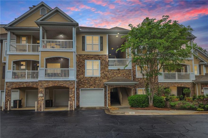 Charming 2BR/2BA Condo with Serene Views in Gated Alpharetta Community

Welcome to worry-free living in this beautifully maintained 2-bedroom, 2-bathroom condominium, perfectly situated in a gated community in the heart of Alpharetta. Enjoy peace of mind with a 2-year-old water heater and a 3-year-old HVAC system, newly painted interior and take advantage of a lower HOA fee that covers trash, termite, and pest control.

This spacious unit offers breathtaking wooded views from every major room, including the oversized deck—an ideal spot for morning coffee or unwinding at the end of the day. Large windows in both bedrooms and the living room flood the space with natural light and serenity.

Step outside and enjoy direct access to the community's playground, picnic area, and walking trails—perfect for active lifestyles or quiet weekends outdoors.

Whether you're looking for a peaceful retreat or a move-in ready home close to all that Alpharetta has to offer, this condo checks every box.

Don’t miss this opportunity—schedule your private showing today!