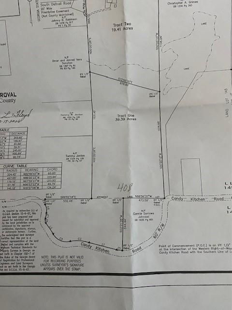 Vacant Land For Sale - 408 Candy Kitchen Road<br/> Temple, GA 30179