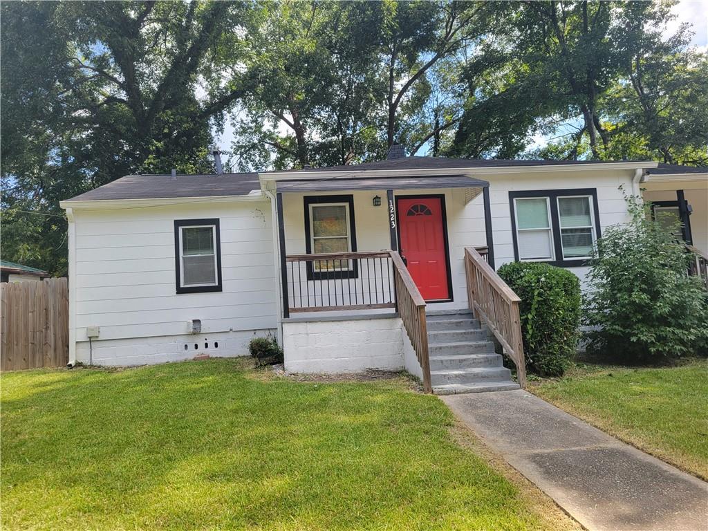 Enjoy comfort, style, and fresh renovations! This home features luxury vinyl plank floors, stainless appliances, and a full-size washer/dryer. Step outside to your own spacious fenced yard, perfect for relaxing, entertaining, or giving pets room to play. A modern home with plenty of privacy and convenience! Only 0.2 miles from Oakland City Marta station and close to I-20, it's convenient to get anywhere in the city, but still feels like you belong to a neighborhood. Local businesses and restaurants are within walking distance. This unit is half a mile away from the Lee + White compound of restaurants, breweries, stores, and the entrance to the Beltline, Atlanta's walkable trail connecting small boroughs with restaurants and bars along its path. This home accepts pets on a case by case basis with a non-refundable pet fee. Available now!