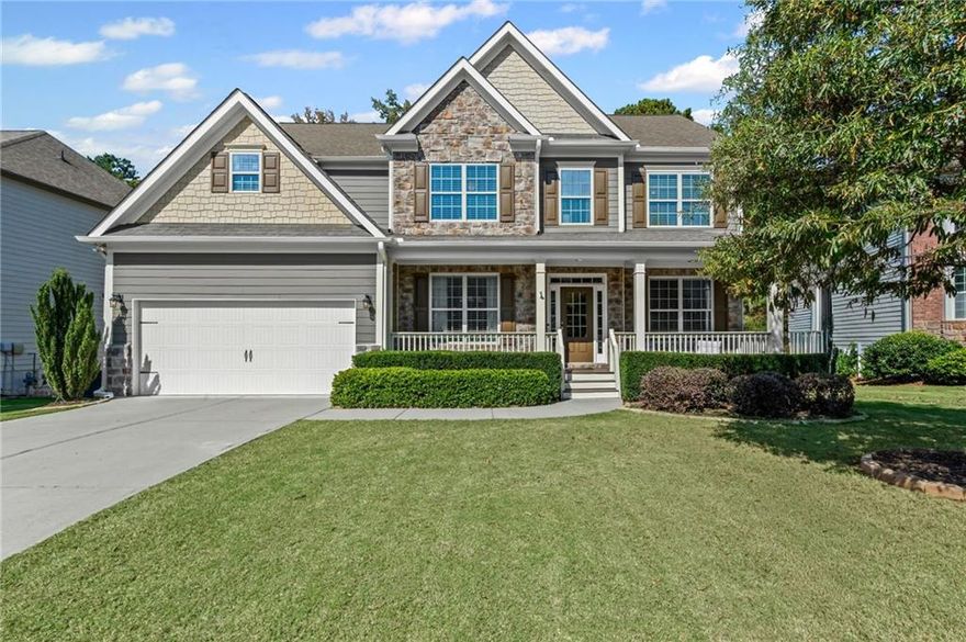 THIS IS THE ONE YOU HAVE BEEN SEARCHING FOR---A PERFECT 10 with 3 FINISHED LEVELS! Welcome to your DREAM HOME, where every detail has been thoughtfully designed for comfort, function, and style. The main level features HARDWOOD FLOORS throughout, COFFERED CEILING, and built-in cabinets in the family room + large home office. The BRIGHT, OPEN floorplan includes a SPACIOUS KITCHEN with ISLAND, DOUBLE OVENS & WALK IN PANTRY. A guest suite on the main provides convenience for visitors or multigenerational living. Upstairs, the spacious owner’s suite is complemented by three large secondary bedrooms and a MEDIA ROOM perfect for movie nights or homework space. The FINISHED TERRACE LEVEL expands your living space with a wet bar, game room, additional bedroom and living area, plus abundant storage and workshop space—ideal for hobbies or extra organization. The OUTDOOR LIVING space is FANTASTIC, including a large deck off the kitchen, SCREENED PORCH off the basement, and a FLAGSTONE PATIO with FIRE PIT overlook the flat, FENCED BACKYARD backing to total PRIVACY. Located in a highly sought-after SWIM/TENNIS neighborhood with playground, this gorgeous home is just minutes from Vickery Village and award-winning Vickery schools. You are going to love it here; WELCOME HOME!