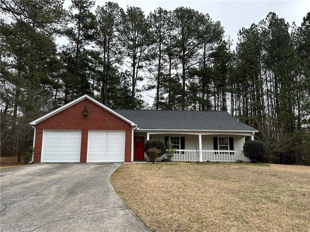 Discover comfortable living in this meticulously maintained three-bedroom, two-bath ranch home nestled on a serene cul-de-sac lot. As you step through the front door, the inviting ambiance of this residence welcomes you home. The heart of the home is a chef's delight, boasting a well-appointed kitchen adorned with stainless steel appliances, including a gas range and stove. The convenience of an eat-in kitchen creates a perfect space for casual meals or morning coffee, making it the hub of daily activities. Natural light pours in through strategically placed windows, illuminating the kitchen with a warm and inviting glow. Adjacent to the kitchen, a spacious two-car garage, conveniently located at kitchen level, ensures easy access. With ample space for two vehicles, the garage also provides additional storage options, ensuring that everything has its place. Practicality meets functionality with the nearby laundry room, situated just off the kitchen and garage. This design choice emphasizes efficiency, making laundry day a breeze and keeping the living spaces tidy and organized. Retreat to the primary bedroom, a haven of relaxation, featuring an ensuite bath with a separate tub and shower. This private oasis offers a tranquil escape, providing the perfect setting to unwind after a long day. Beyond the walls of this charming ranch home, the quiet cul-de-sac location ensures peace and privacy. Enjoy the serenity of your surroundings while still being in close proximity to essential amenities and local attractions.