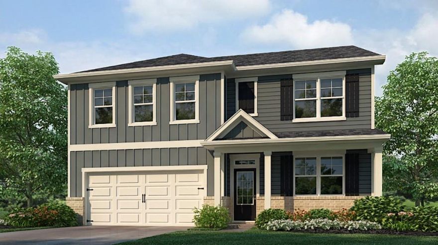 Woodland Hills Golf Course at your back door! Unbeatable Brand New Amenities--Junior Olympic Pool with Kiddies' Mushroom, Clubhouse and Tennis in desirable Cartersville City location at 151 Landsdowne Way. This Hanover floor plan home offers plenty of space for a growing family with 5 bedrooms and 3 bathrooms in 2,804 square feet. There is a spacious guest bedroom and full bath on the main. The kitchen features an oversized island, granite countertops, spacious pantry and white shaker cabinets and it opens to the family room with a cozy direct vent fireplace that is ideal for entertaining. Upstairs you will find a loft and ample sized bedrooms that can accommodate the entire family. The primary suite's bathroom features 35" dual vanities with granite, separate tub/shower combo and 2 huge walk-in closets. Parkside at Carter Grove community offers 2 entrances/exits for easy access and has nearby parks and tons of activity. Brand new primary school directly across the street. Come visit 151 Landsdowne Way today to make this your new home.